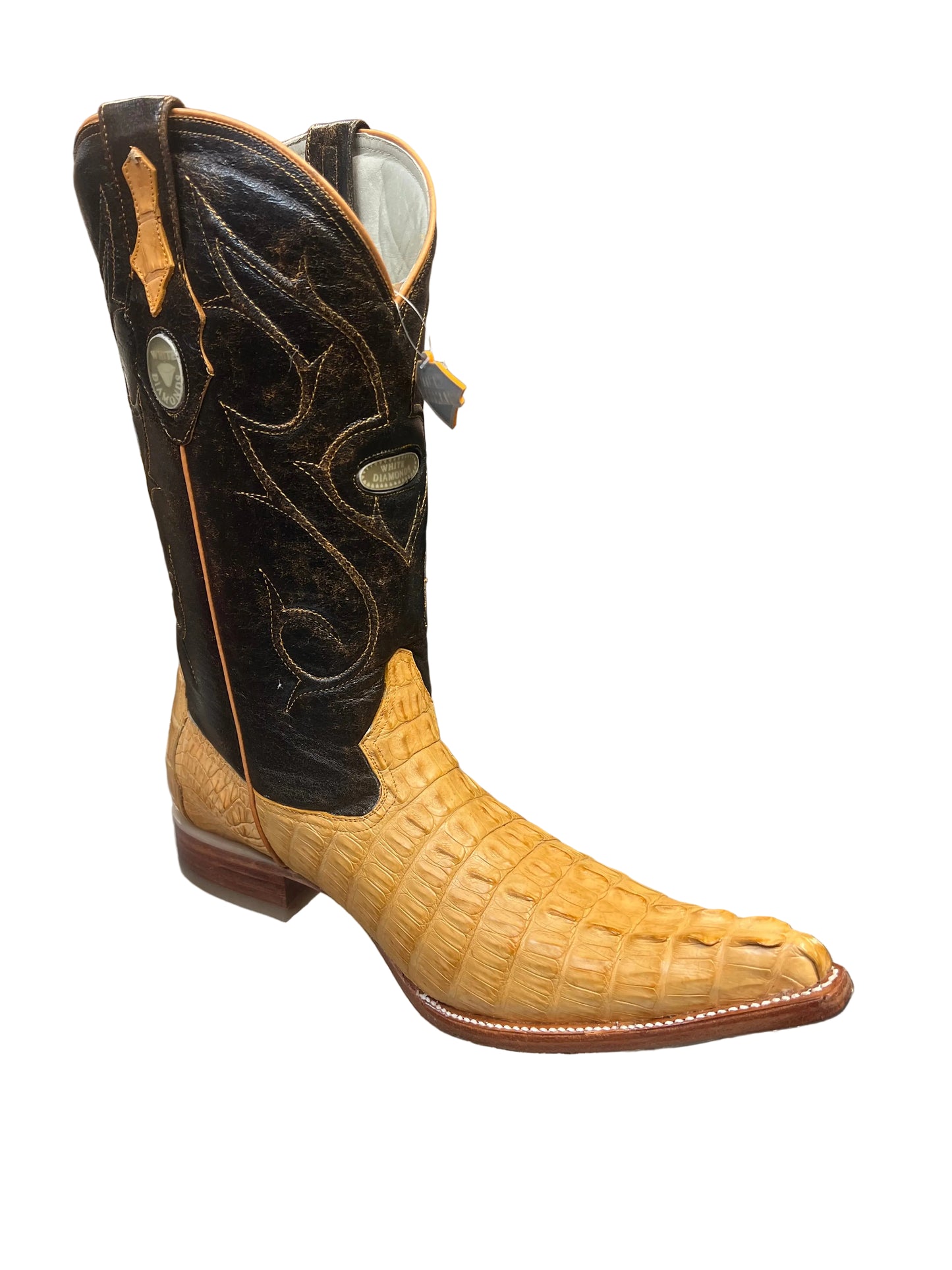 MNS Mexican Handmade Exotic Crocodile Boot Tip XXX