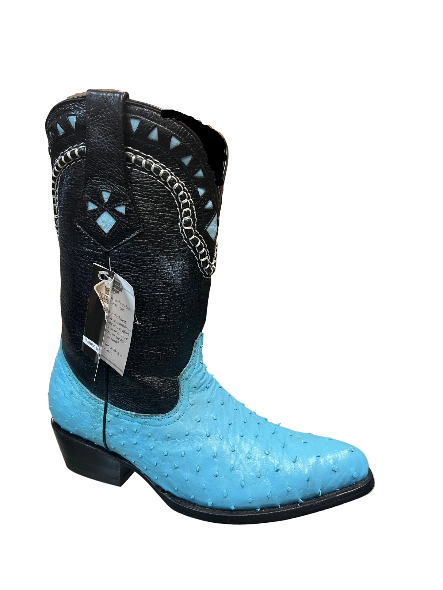 MNS Exotic Ostrich Leather Boot