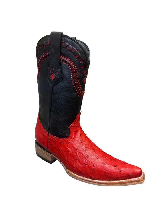 MNS Mexican Handmade Exotic Ostrich Boot Tip XXX