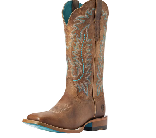 Ariat WMS Frontier Tilly Wide Square Toe Western Boot